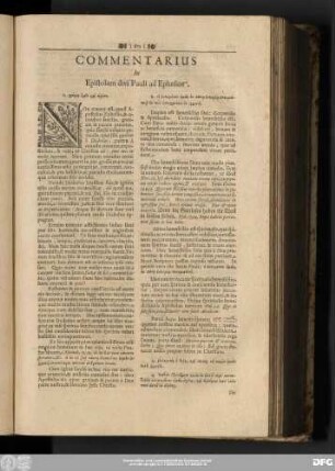 Commentarius In Epistolam divi Pauli ad Ephesios.