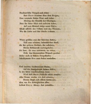Huldigung, Seiner Majestät, Ludwig, König von Bayern, den 16 October 1830 in allertiefster Ehrfurcht dargebracht