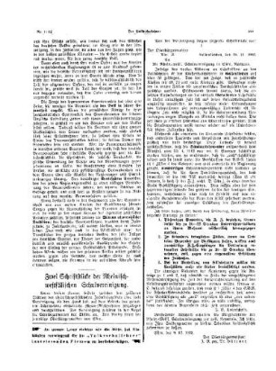 Zwei Schriftstücke der Rheinisch-westfälischen Schulvereinigung