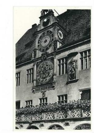 Astronomische Uhr am Rathaus in Heilbronn
