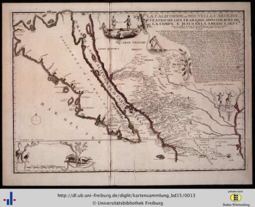 La Californie ou Noevelle Caroline.