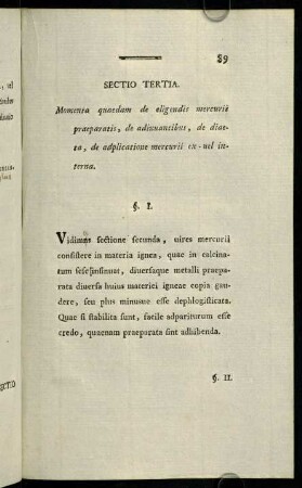 89-106, Sectio Tertia.
