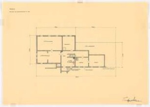 Pfarrhaus: Grundriss KG 1:100