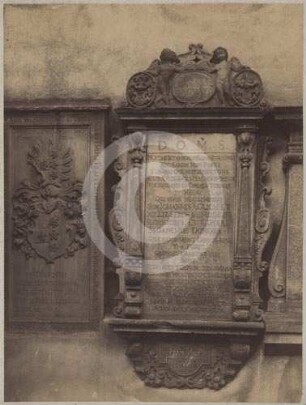 Grabstein und Epitaph auf dem Nikolaifriedhof Görlitz