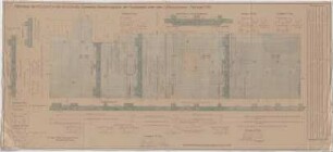 Troost, Paul Ludwig; München, Arcisstr. 12; Führerbau der NSDAP - Luftschutzraum, Fundamente, Bewehrungsplan (Grundriss; Details)