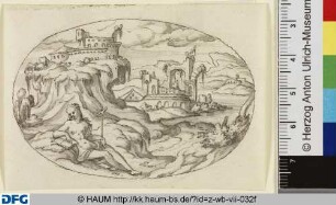 Die heilige Maria Magdalena als Büßerin in der Wüste