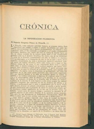 La información filosófica