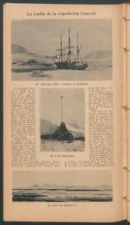 La vuelta de la expedición Charcot