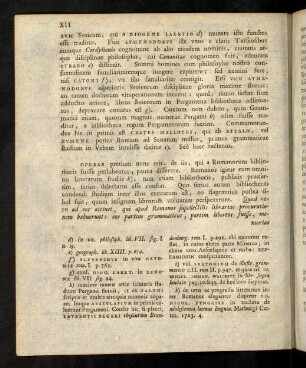 xii-xx, Operae pretium nun erit...