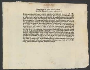 Ausschreiben, die Vorbereitung zu einem Kriegszug betreffend. Formular für Städte. Zwickau, 17.III.1485.