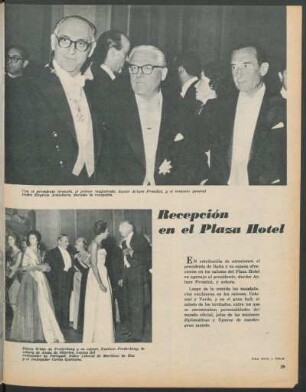 Recepción en el Plaza Hotel