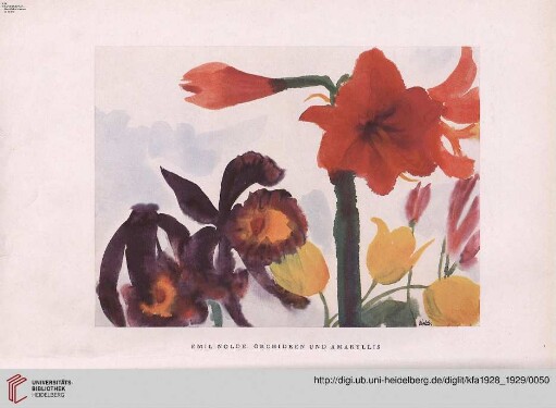44: Zu Emil Noldes Aquarellen