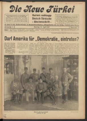 Jahrgang 1. Montag, 23. April 1917. Nummer 12