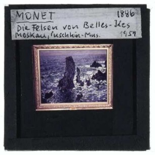 Monet, Felsen von Belles-Île