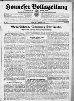 Honnefer Volkszeitung. 1889-1978