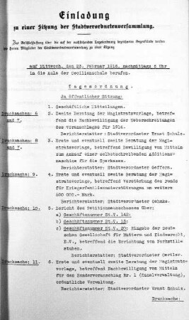 23. Februar 1916