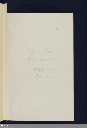 210. Wagner, Otto
