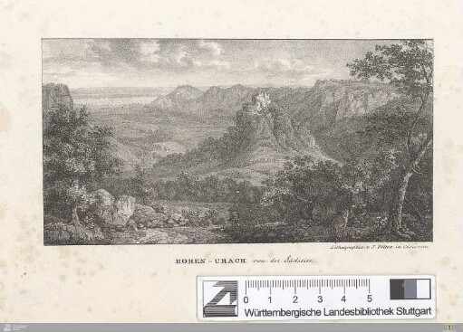 Hohen-Urach von der Südseite
