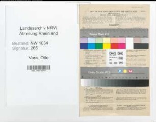 Entnazifizierung Otto Voss , geb. 01.08.1911 (Oberstleutnant)