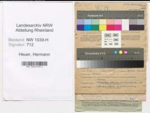 Entnazifizierung Hermann Heuer , geb. 08.02.1904 (Dozent)