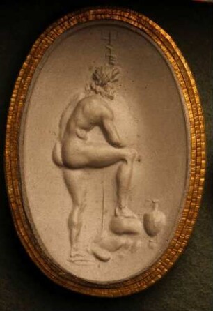 Neptun entsteigt dem Meer (Daktyliothek, Erstes Mythologisches Tausend)