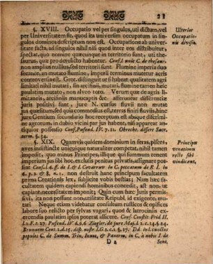 Henr. Ern. Kestneri, D. & in Acad. Rinthel. Profess. Iur. Ordin. Prudentia Iuris Naturalis : Sex Disputationibus exposita, 2. Disputatio Iuris Gentium II. De Cultura Rerum, Et Corporis
