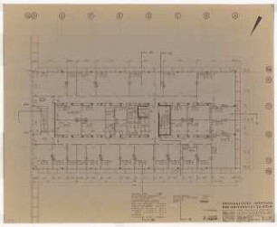 Physikalische Institute der Universität Köln: 2. Physik Grundriss OG, 1:100