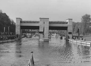 Eröffnung der Doppelschleuse Marbach/Neckar