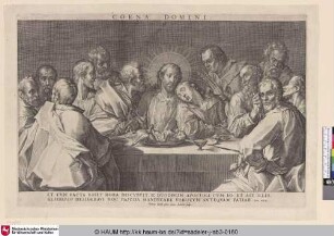 [Jesus mit den Jüngern in Emaus bei Tische]