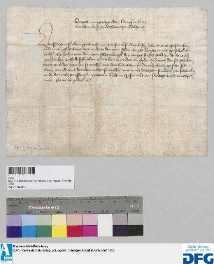 Lewpolt Landgraf zu Leuchtenberg schreibt an die Stadt Nürnberg in der Angelegenheit eines Geleitbriefes für den von Swannbergk.