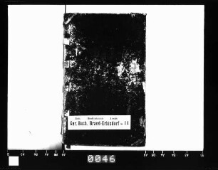 Hypothekenbuch von Brand (bei Freiberg)
