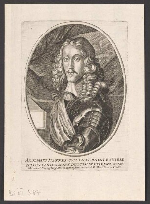 Porträt Adolf Johann I., Pfalzgraf von Zweibrücken-Kleeburg (1629-1689)
