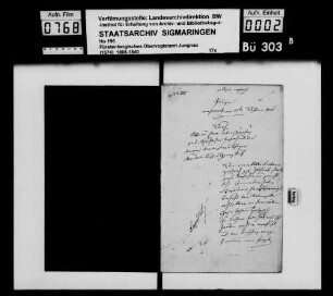Inventar über das Vermögen der Witwe Barbara Hospach geb. Zillhart in Inneringen und Vermögensübergabe an ihren Sohn Johann Hospach