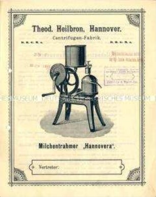Milchentrahmer "Hannovera"