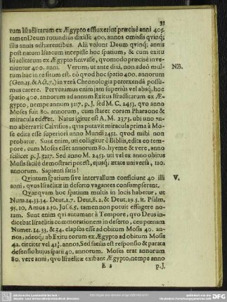 Quintum spatium sive intervallum conficiunt 40 illi anni ...
