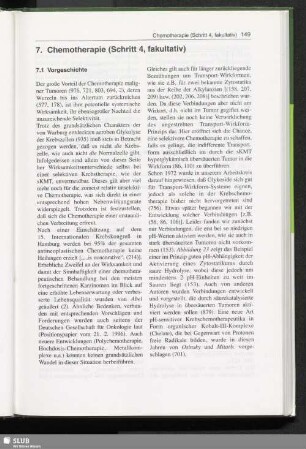 7. Chemotherapie (Schritt 4, fakultativ)