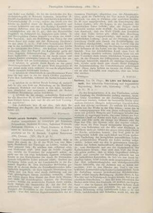 37-38 [Rezension] Bavinck, H. (Hrsg.), Synopsis purioris theologiae
