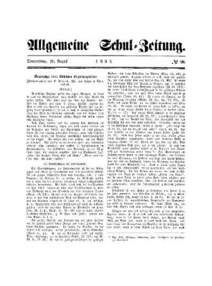 Grundzüge einer biblischen Erziehungslehre : (Schluß)