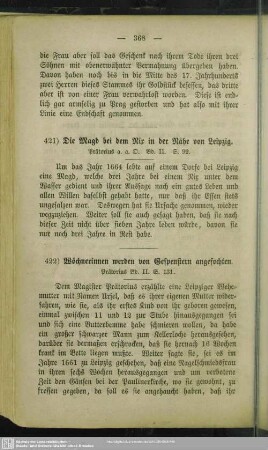 422. Wöchnerinnen werden von Gespenstern angefochten