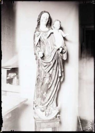 Klosterkirche; Madonna nach der Restaurierung