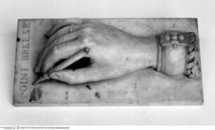 Hand der Prinzessin Mathilde Bonaparte