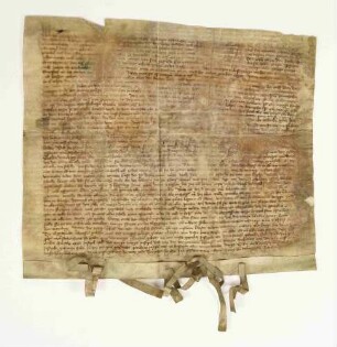 Albrecht Harsch, Bürger von Wimpfen, verkauft seine sämtlichen Güter von Untereisesheim an das Stift Wimpfen.