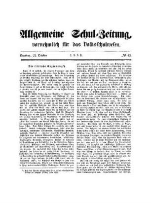 Die sittliche Erziehung