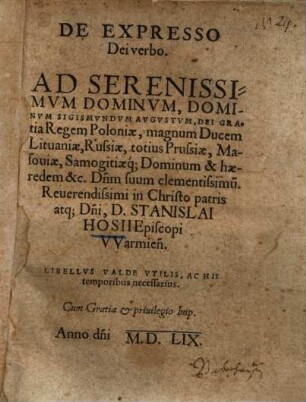De expresso dei verbo