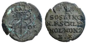 1 Sechsling, Hzgl. Schleswig-Holstein-Gottorpische Linie, Karl Friedrich (1702 - 1739)