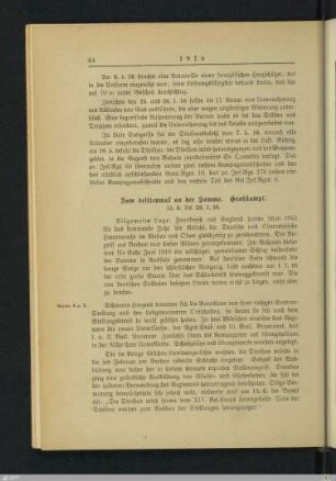 11. Zum drittenmal an der Somme. Großkampf