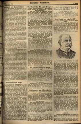 Zweite Ausgabe vom Dienstag, den 10. Juli 1928.