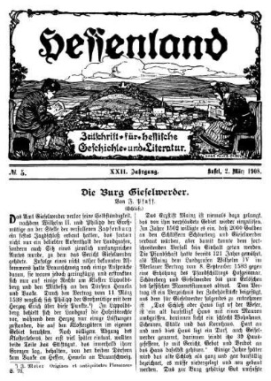 No. 5, 2. März 1908