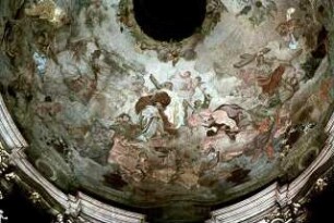 Gottvater, Christus, Heilige und Engel