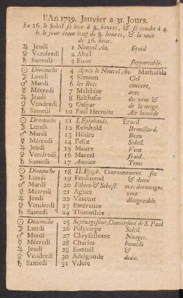 l'an 1739